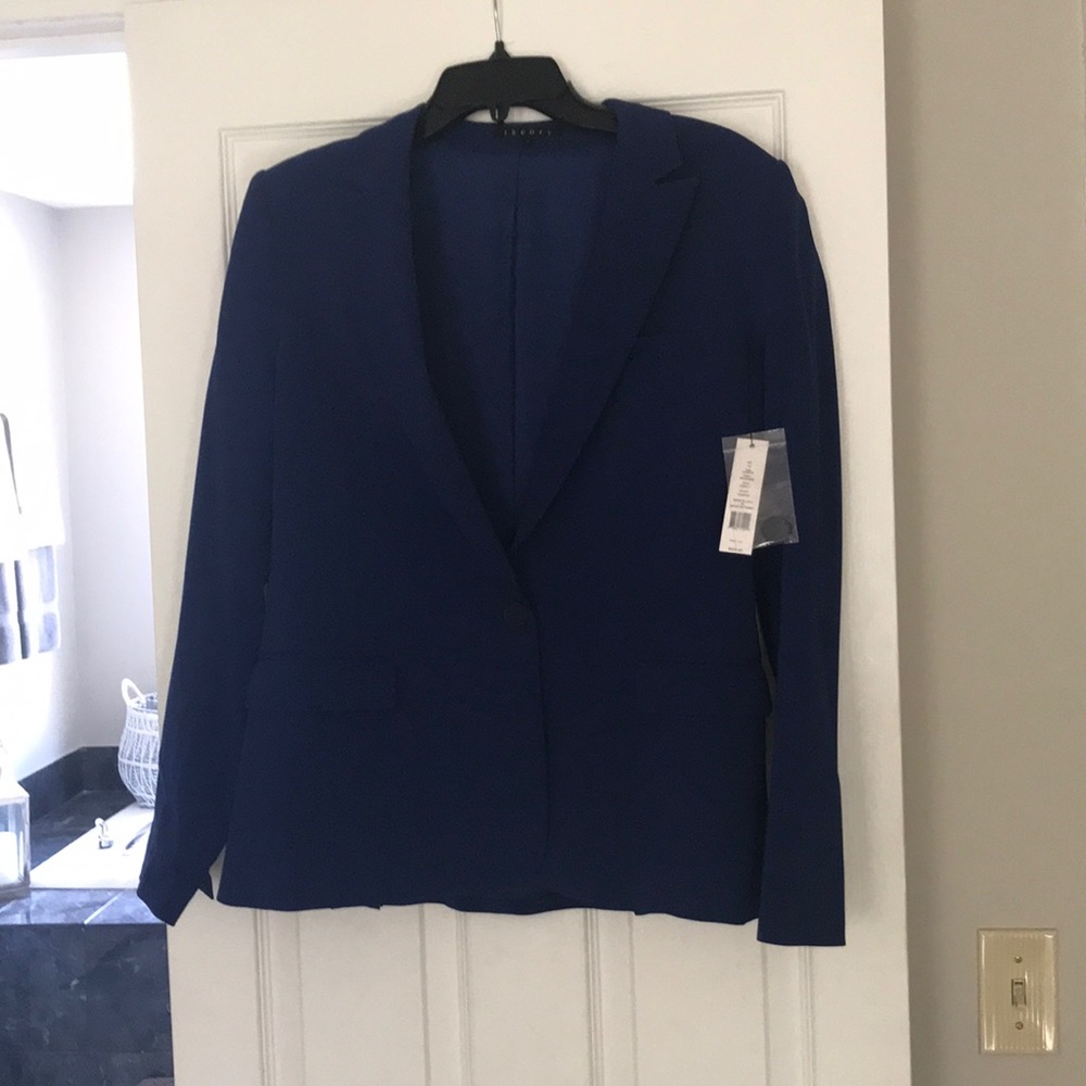Theory royal blue blazer